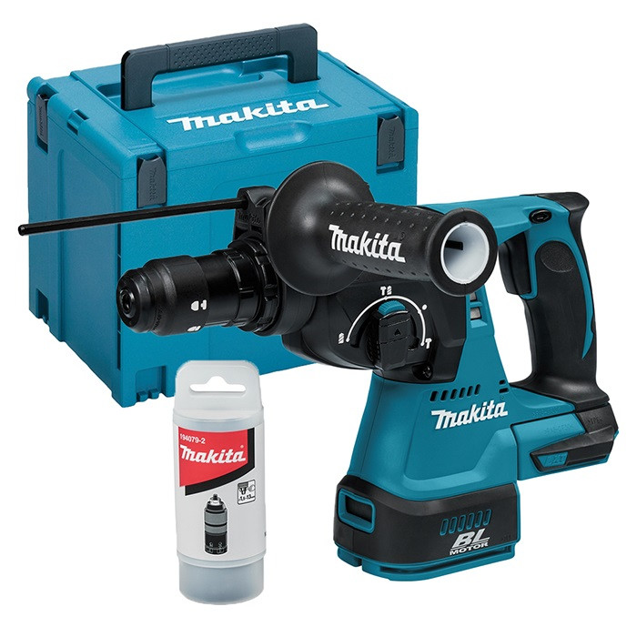 Безщітковий Акумуляторний перфоратор Makita DHR243Z+MAKPAC, фото 1