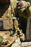 Подсумок для турникета тактический закрытый вертикальный Кордура Койот, тактическая сумка для жгута