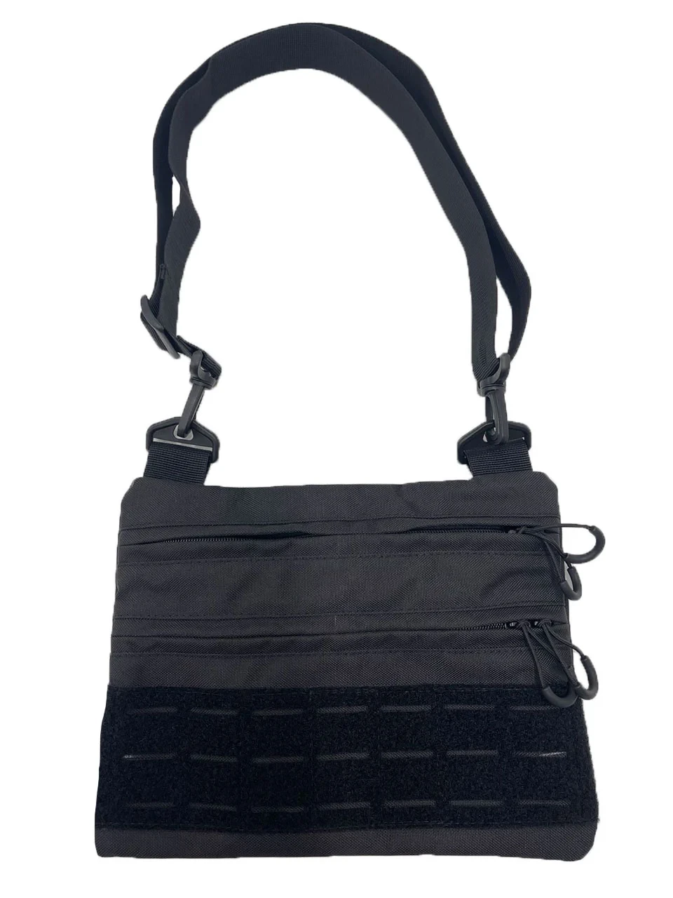 Тактична сумка через плече Street Bag Чорна uaBronik