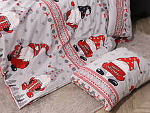 Євро-максі набір постільної білизни 200*220 з Фланелі №954628 Черешенка™, фото 4