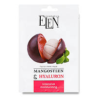 Интенсивная тканевая маска для лица ELEN cosmetics Mangosteen&Hyaluronic Acid, 25 мл