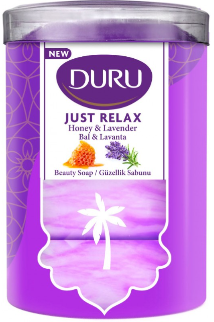 Туалетне мило DURU Just Relax 4*90 Мед і лаванда від інтернет-магазину ...