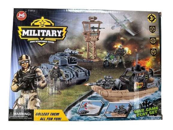 Великий військовий набір солдатів з транспортом F17-3, фото 1