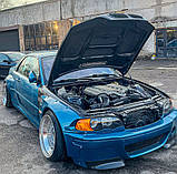 BMW E46 карбоновий капот М3 стиль твіл / кований від Lerrium із авторської шедевральної лінійки зовнішнього тюнінгу, фото 9
