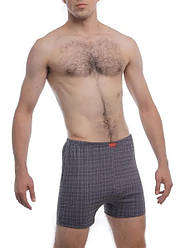 Чоловічі труси шорти облягаючі сімейні бавовна Atlet МО maxi 000042 сірі (розміри: 64,66)