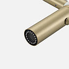 G4098-23 кухня одноваж. вис. вилив нерж. сталь гайка Ø35 (золото) {8/1}, фото 5