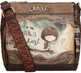 Сумка-месенджер Anekke на широкому ремені Core, трикамерна 39803-03