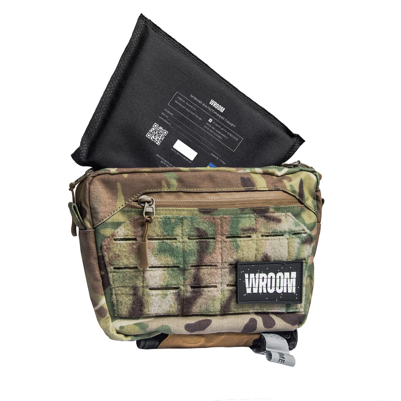 Сумка-напашник Ghost Cordura 1000d з балістичним пакетом 1 класу, колір мультикам.