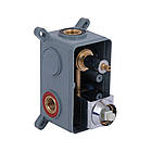 Душова система для душу VENTA BR625SB Black прихованого монтажу на два споживачі/змішувач для умивальника, фото 5