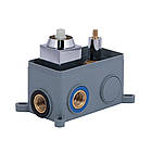 Душова система для душу VENTA BR625SB Black прихованого монтажу на два споживачі/змішувач для умивальника, фото 6