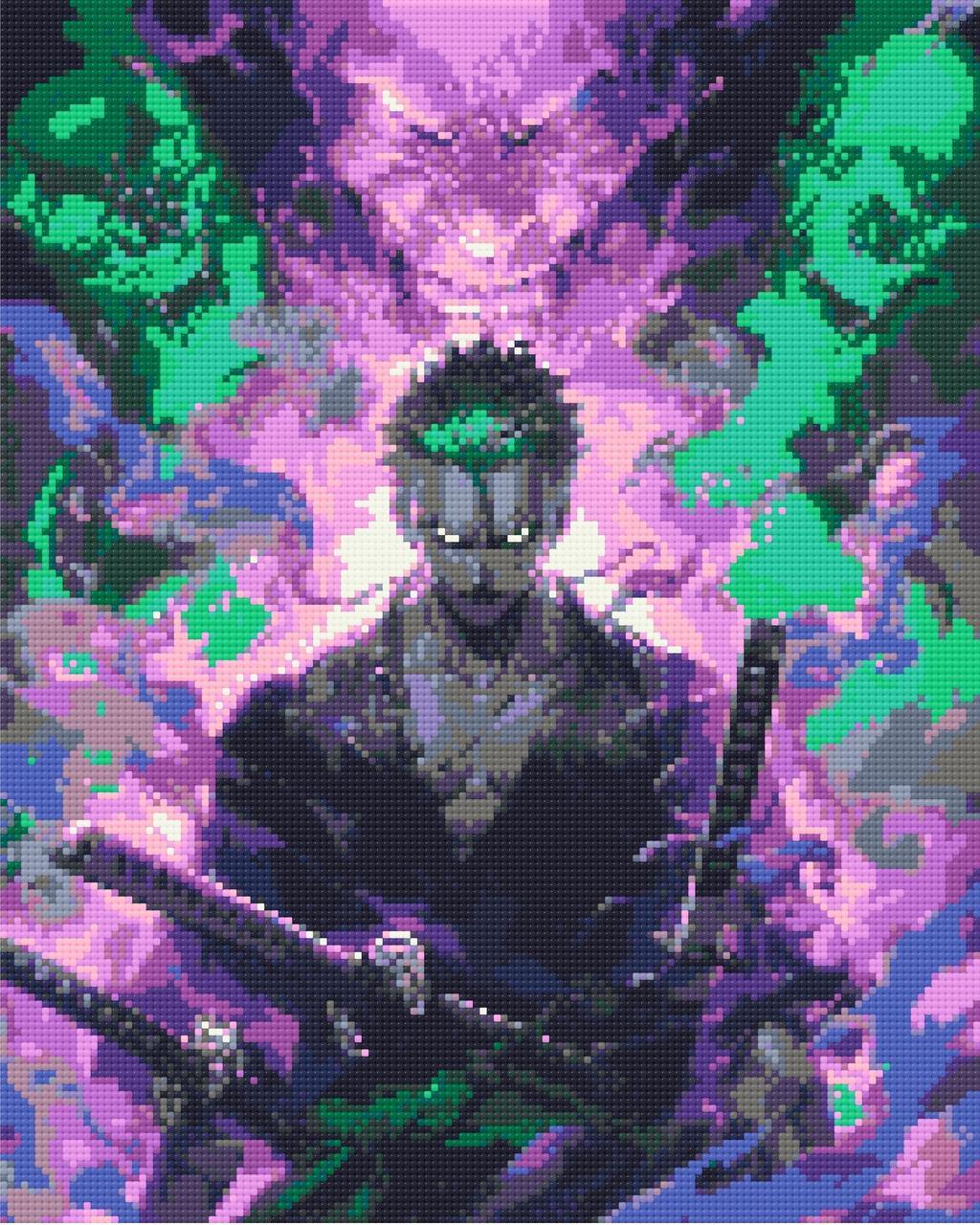 Алмазна мозаїка Аніме Ван пис Ророноа Зорро 40*50 см Орігамі (OD30320), фото 1