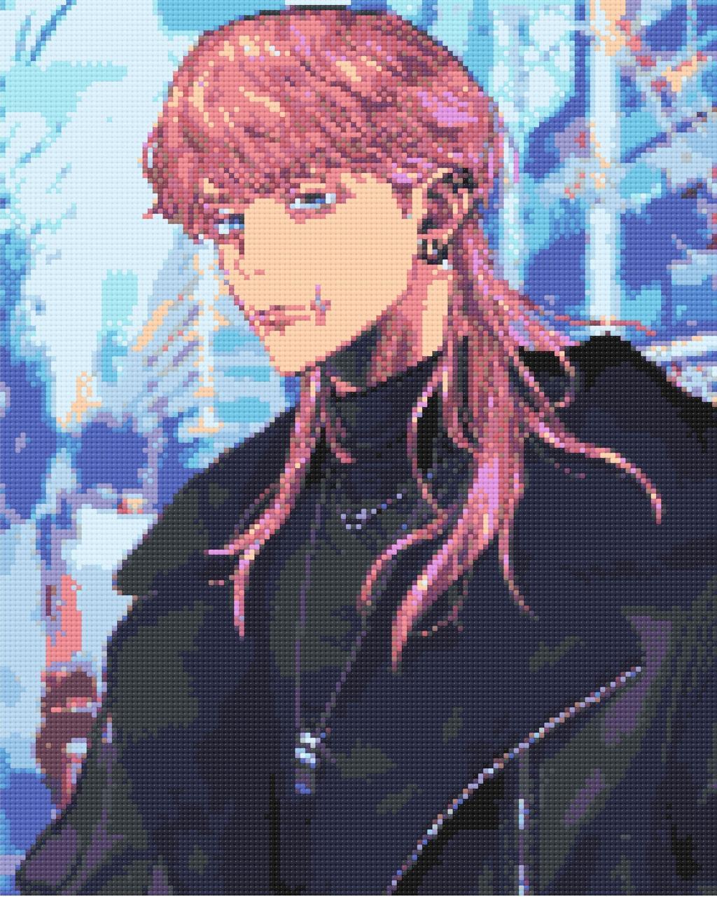 Алмазна мозаїка Аніме Токійські месники Харучіо Санзу 40*50 см Орігамі (OD30370), фото 1