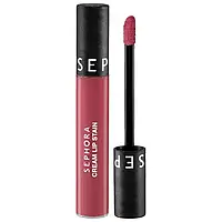 Матова помада Sephora Cream Lip Stain 10HR Liquid Lipstick 124 Rose Instinct