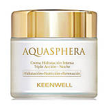 Нічний інтенсивно зволожуючий крем Keenwell Aquasphera Triple Action Night Moisturising Cream, фото 2