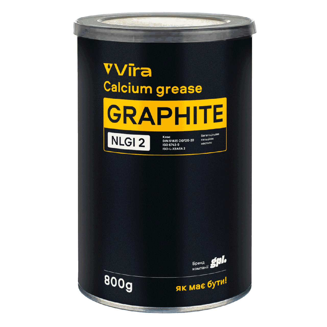 Мастило графітне банка 800 г Vira