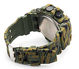 Чоловічий годинник Skmei Brave ЗСУ камуфляжний спортивний, фото 5