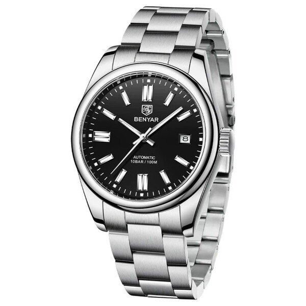 Годинник чоловічий Benyar Automatic 10 BAR механічний
