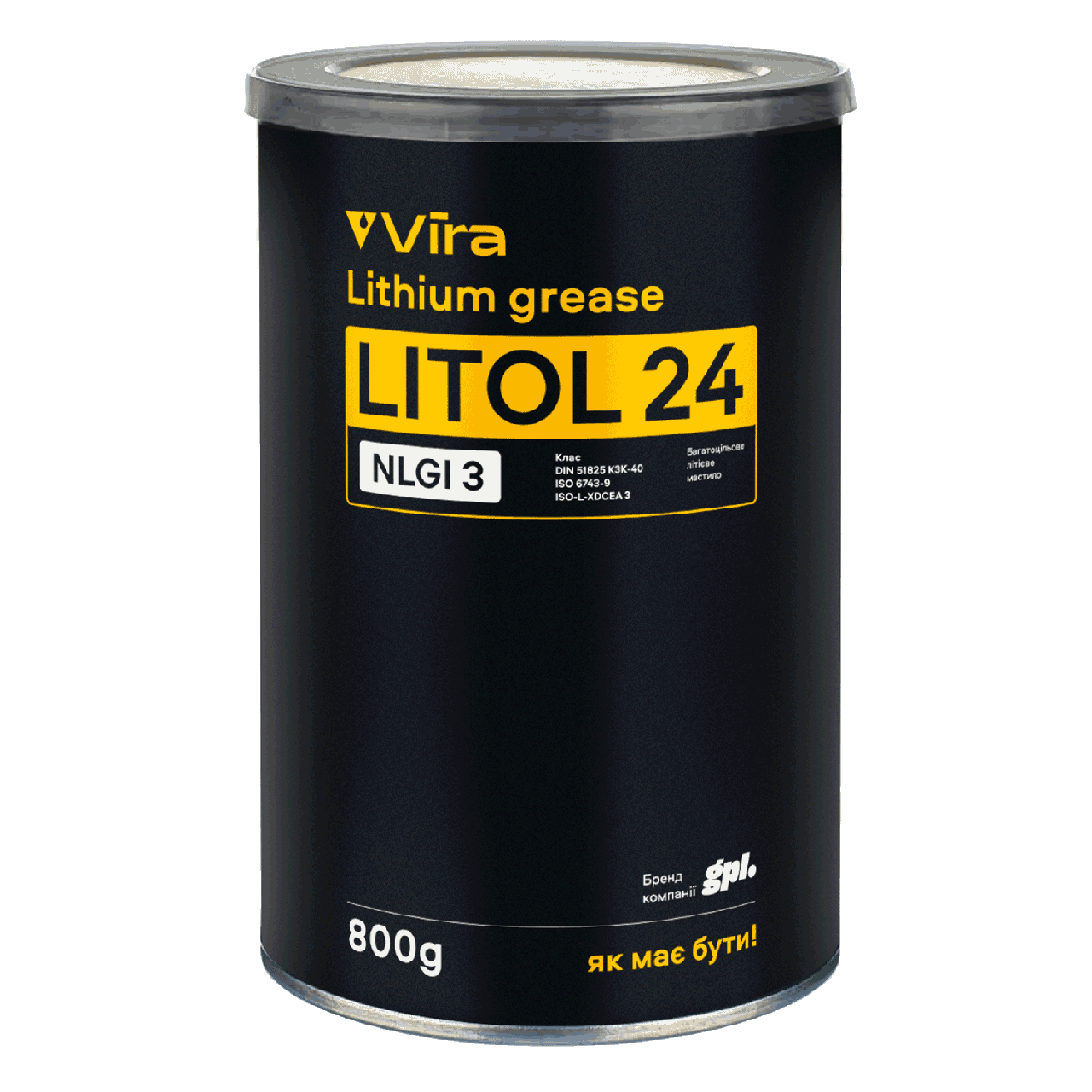 Мастило Літол-24 0,8 кг/банка 1 л Vira