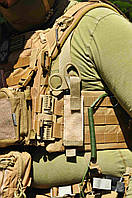 Подсумок для атравматических ножниц для рюкзаков и аптечек на MOLLE койот для боевых медиков ВСУ