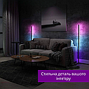 Підлогова кутова світлодіодна RGB LED-лампа — торшер для спальні 1.2 м, фото 5
