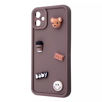 Чохол Pretty Things Case для Samsung Galaxy A06 Brown/Bear