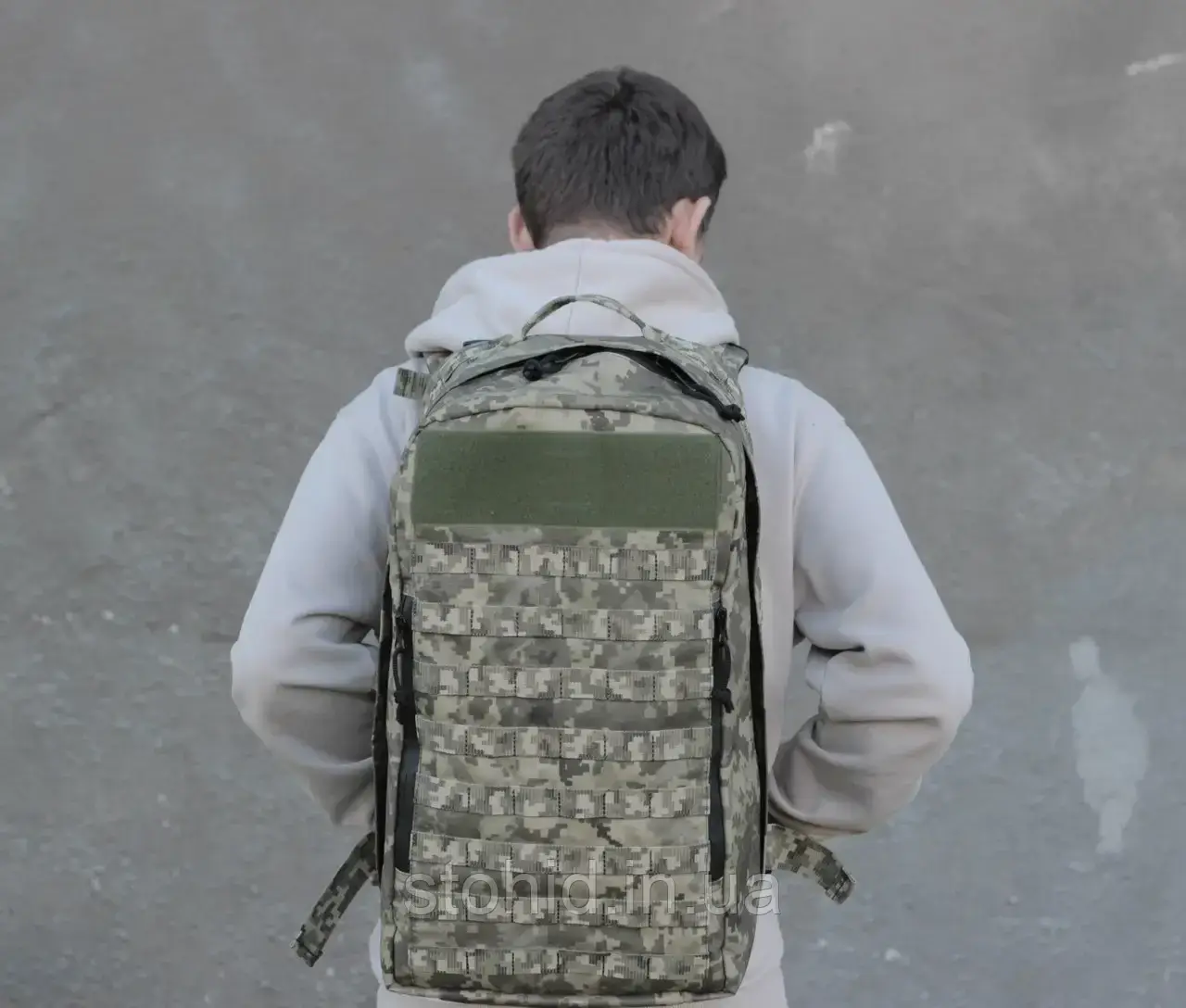Рюкзак медика, бойовий тактичний, сумка-укладка для військових медиків ЗСУ на 37 літрів Стохід Піксель, фото 1
