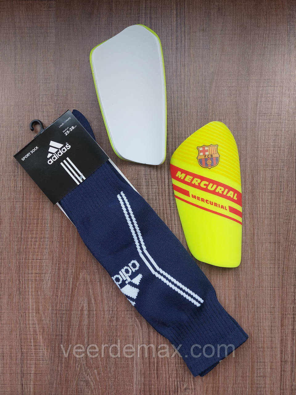 Футбольні щитки дитячі + гетри ( комплект)