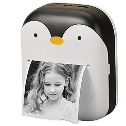 Портативний дитячий термопринтер Bluetooth TOY G M05 Пінгвін PENGUIN Jm