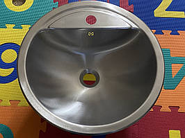 Кухонна мийка (умивальник, раковина) врізна в стільницю, діаметр 450 мм х 175 мм (h)