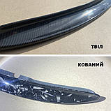 BMW E46 карбоновая губа переднього М тех 2 бампера БМВ Е46 справжній карбон накладка на передній М бампер, фото 3