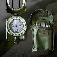 Офицерский компас для туризма ориентирования путешествий, военный компас со светодиодной подсветкой Hechpro