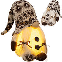 Новорічний гном-нічник LED Ruhhy 23754 – різдвяний декор на батарейках.