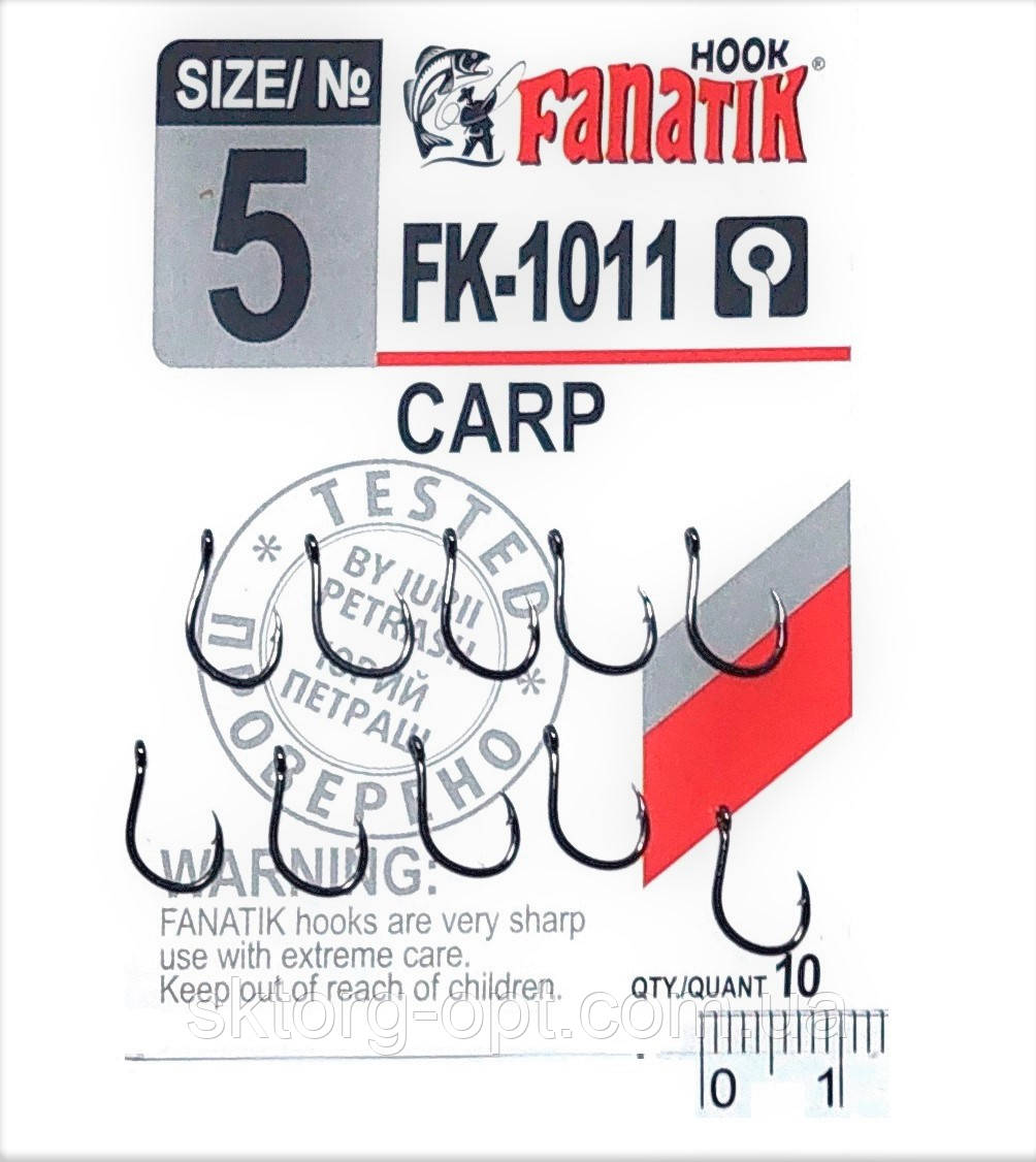 Крючок Fanatik Carp FK-1011 № 5