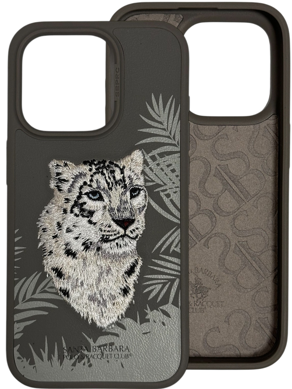 Оригінальний чохол POLO Santa Barbara “SAVANNA” iPhone 15 Pro Max, Сірий Тигр