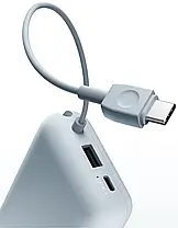 Power Bank Xiaomi 10000mAh (Integrated Cable) ice blue BHR9073GL (P15ZM) UA, фото 5
