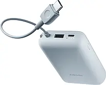 Power Bank Xiaomi 10000mAh (Integrated Cable) ice blue BHR9073GL (P15ZM) UA, фото 6
