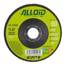Alloid. Круг пелюстковий торцевий 125 мм, зерно 60 (FD-12560), фото 3