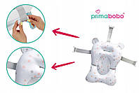 Дитяча ванночка для купання немовлят на підставці з термометром та подушкою Primabobo Бежева, фото 7