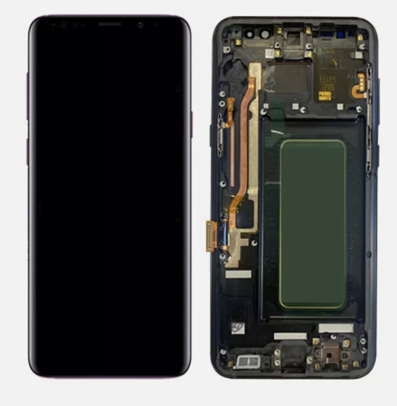 Дисплей (екран) для Samsung G955F Galaxy S8+ + тачскрин, чорний, TFT, з передньою панеллю, Midnight Black