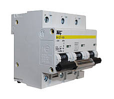 Автоматичний вимикач ВА27-100 3Р 25A 10кА C TechnoSystems