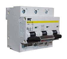 Автоматичний вимикач ВА27-100 3Р 50A 10кА C TechnoSystems