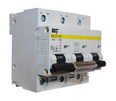 Автоматичний вимикач ВА27-100 3Р 63A 10кА C TechnoSystems