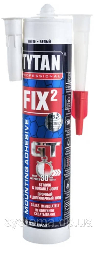 TYTAN Монтажний клей FIX2 GT 300 мл