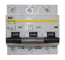 Автоматичний вимикач ВА27-100 3Р 50A 10кА D TechnoSystems