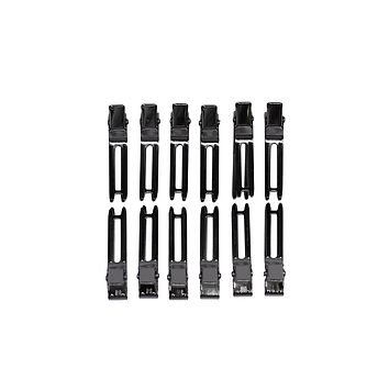 Набір металічних затискачів для волосся Hots Professional Small Silver, 5 см, 100 шт (HP1030)