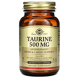 Taurine 500 мг Solgar 100 капсул