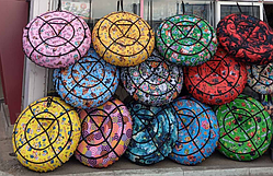 Великий Тюбінг, надувні санки, ватрушка 120см бублик для дорослих та дітей