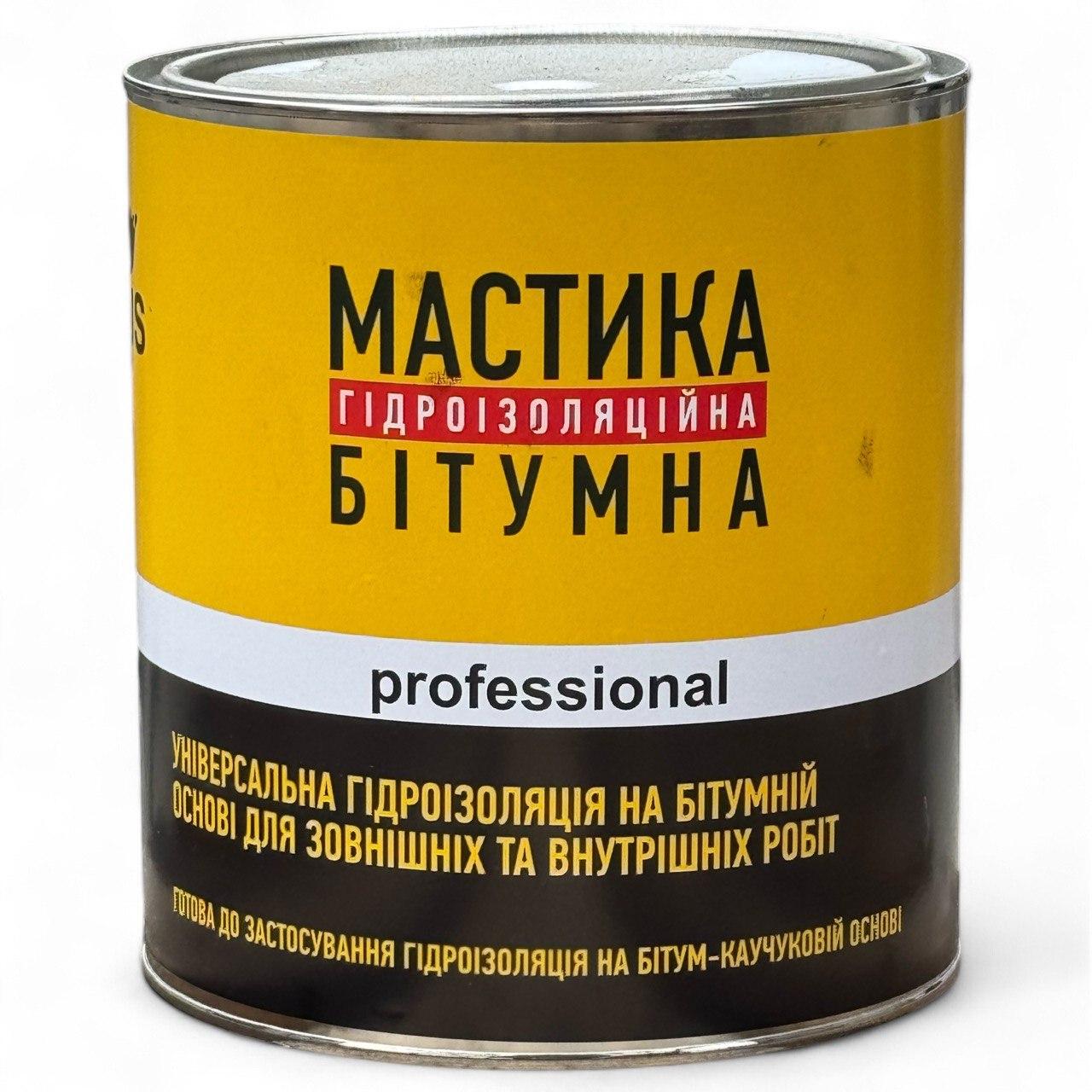 Мастика гідроізоляційна бітумна TOTUS 2.5 кг