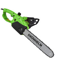 Електрична ланцюгова пила Grunhelm GES22-40B потужністю 2 кВт