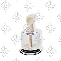 Помпа для клітора та сосків вакуумна розмір L 50 мм